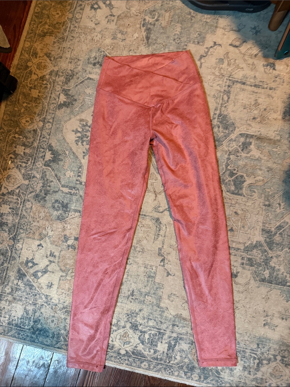aerie Rust Pink High-Waist Leggings
